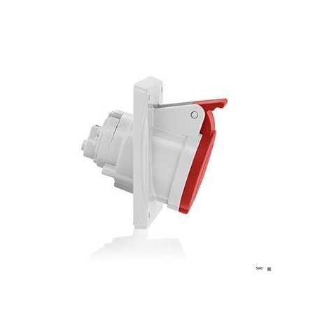 Pin & Sleeve Receptacle, 16 A, 440/460V AC, Three Phase, 3 Pole, Red MPN:S316-R11