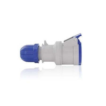 Pin & Sleeve Connector, 32 A, 208/250V AC, Single Phase, 4 Pole, IEC Grounding MPN:S432-C9