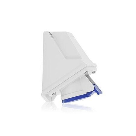 Pin & Sleeve Receptacle, 32 A, 208/250V AC, 4 Pole, Blue MPN:S432-S9