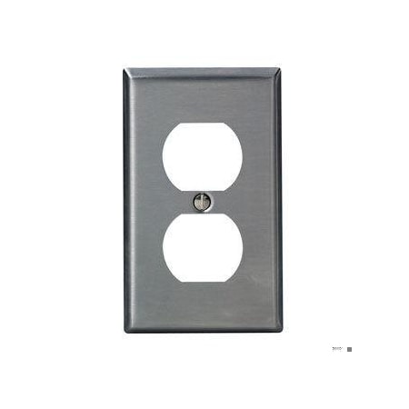 Stainless Steel 1 Gang Wallplate MPN:SSJ8-40