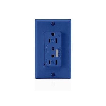 Straight Blade Receptacle, 5-15R, 15 A, 125V AC, Flush Mount, Self-Grounded MPN:T7280-B