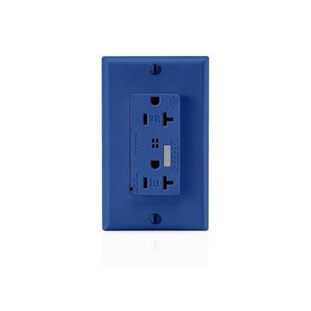 Straight Blade Receptacle, 5-20R, 20 A, 125V AC, Flush Mount, Self-Grounded MPN:T7380-B