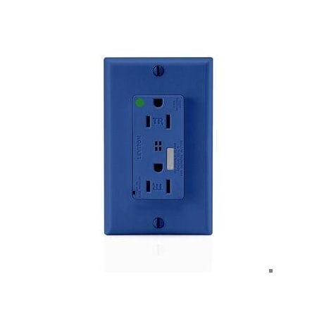Straight Blade Receptacle, 5-15R, 15 A, 125V AC, Flush Mount, Self-Grounded MPN:T8280-B
