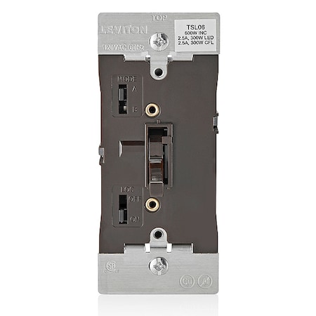 Universal Dimmer, 1-Pole/3-Way, Brown MPN:TSL06-1LB