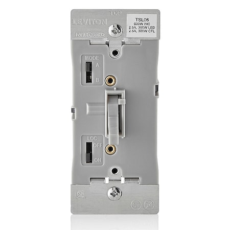 Universal Dimmer, 1-Pole/3-Way, Gray MPN:TSL06-1LG
