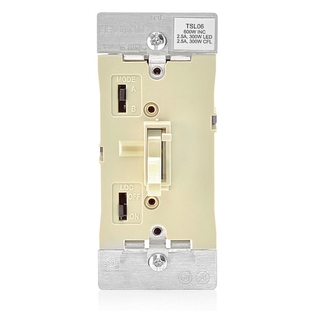 Universal Dimmer, 1-Pole/3-Way, Ivory MPN:TSL06-1LI