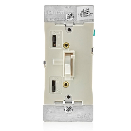 Universal Dimmer, 1-Pole/3-Way, 120VAC MPN:TSL06-1LT