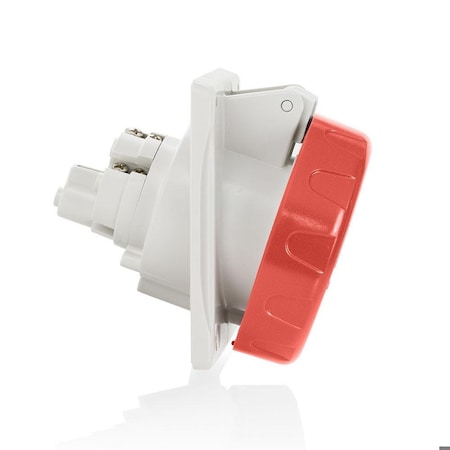 Pin & Sleeve Receptacle, 16 A, 380/415V AC, 2 Pole, Red MPN:W216-R9