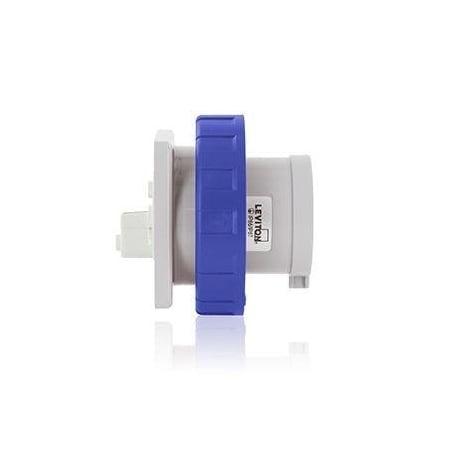 Pin & Sleeve Inlet, 32 A, 200/250V AC, 2 Pole, Blue MPN:W232-B6