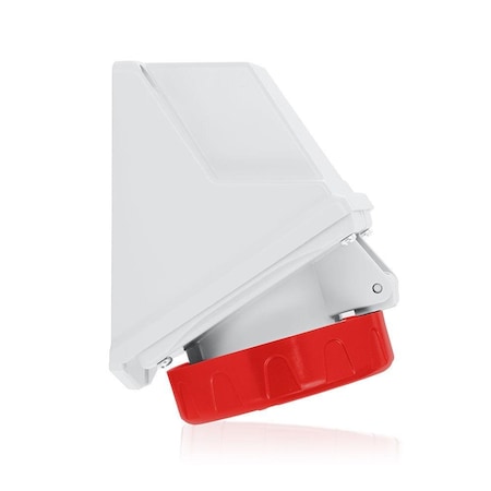 Pin & Sleeve Receptacle, 16 A, 440/460V AC, Three Phase, 3 Pole, Red MPN:W316-S11