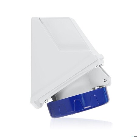 Pin & Sleeve Receptacle, 16 A, 208/250V AC, 4 Pole, Blue MPN:W416-S9