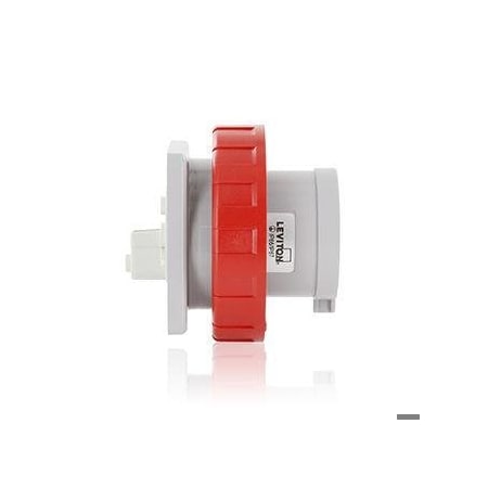 Pin & Sleeve Inlet, 32 A, 440/460V AC, 4 Pole, Red MPN:W432-B11