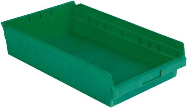 Plastic Hopper Shelf Bin: Green MPN:SB1811-4SE Grn