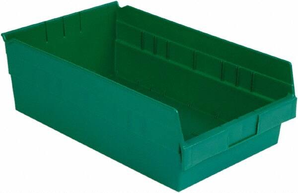 Plastic Hopper Shelf Bin: Green MPN:SB1811-6SE Grn