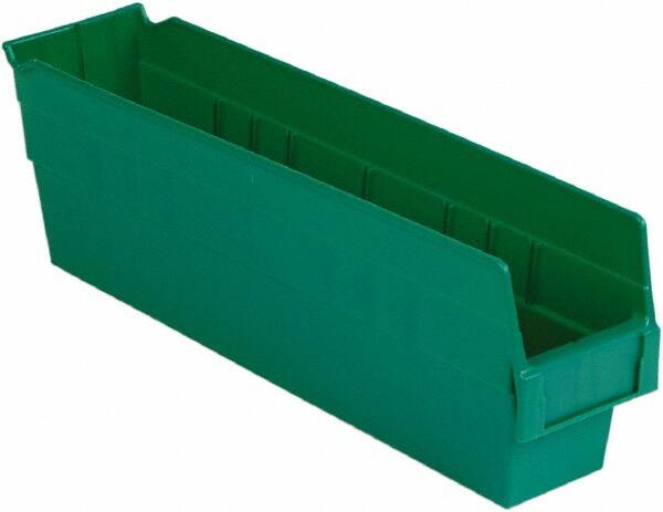 Plastic Hopper Shelf Bin: Green MPN:SB184-6SE Grn Plastic Hopper Shelf Bin: Green MPN:SB184-6SE Grn
