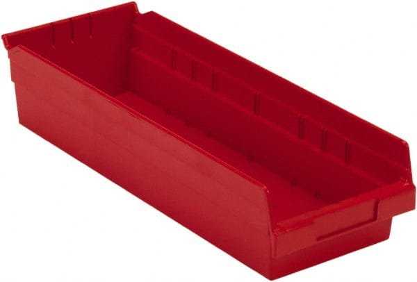 Plastic Hopper Shelf Bin: Red MPN:SB186-4SE Red Plastic Hopper Shelf Bin: Red MPN:SB186-4SE Red