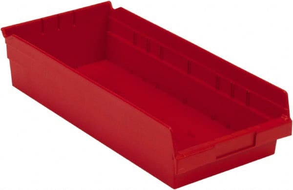 Plastic Hopper Shelf Bin: Red MPN:SB188-4SE Red