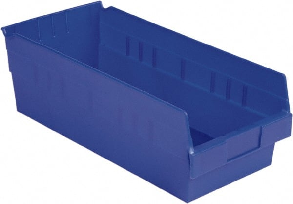 Plastic Hopper Shelf Bin: Blue MPN:SB188-6SE Blu