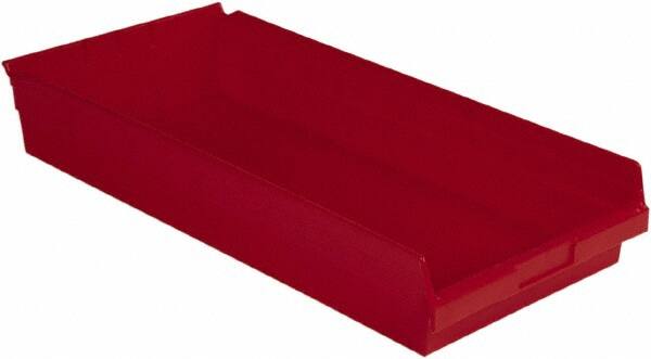 Plastic Hopper Shelf Bin: Red MPN:SB2411-4SE Red Plastic Hopper Shelf Bin: Red MPN:SB2411-4SE Red