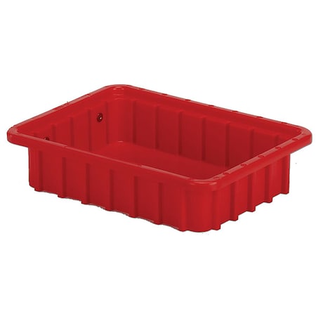 Polyethylene, Divider Box, Red, 10 3/4 in L, 2 1/2 in H MPN:DC1025 Red