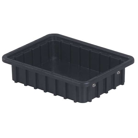 Polypropylene, Divider Box, Black, 10 3/4 in L, 2 1/2 in H MPN:DC1025 XL