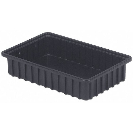 Polyethylene, Divider Box, Black, 16 1/2 in L, 3 1/2 in H MPN:DC2035-XL
