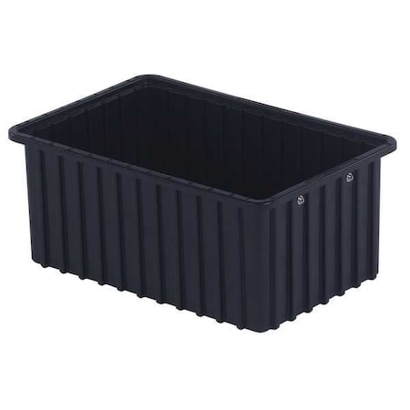 Polyethylene, Divider Box, Black, 16 1/2 in L, 7 in H MPN:DC2070 XL