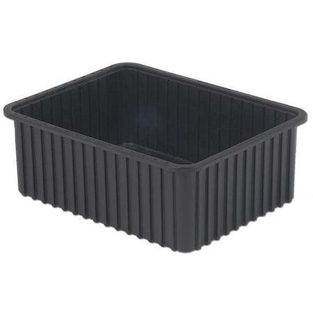 Polyethylene, Divider Box, Black, 22 3/8 in L, 6 in H MPN:DC3060-SXL  BUY 4S