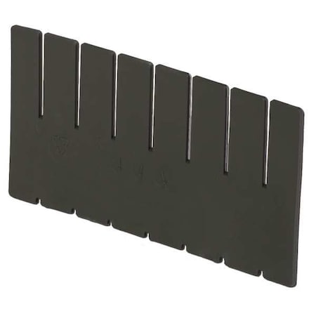 Plastic Divider, Black, 9 5/8 in L, 6 7/8 in H MPN:DV1070 XL