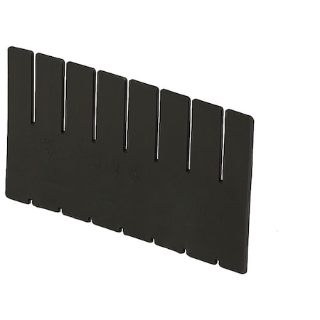 Plastic Divider, Black, 9 5/8 in L, 7 7/8 in H MPN:DV1080-NXL  BUY 25S