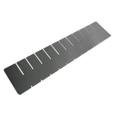 Plastic Divider, Gray, 14 7/8 in L, 1 15/16 in H MPN:DV1625 Grey