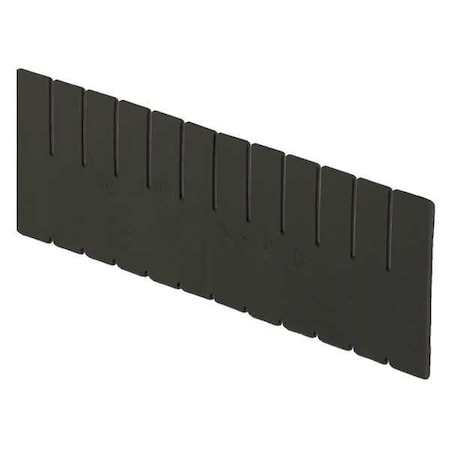Plastic Divider, Black, 15 1/4 in L, 6 7/16 in H MPN:DV1670 XL