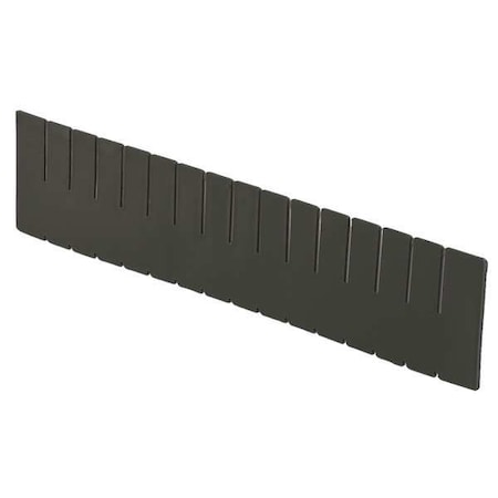 Plastic Divider, Black, 20 5/8 in L, 4 7/16 in H MPN:DV2250 XL