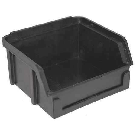 Plastic ESD Conductive Stack & Hang Bin, Black, 3 1/2 in L, 2 in H MPN:PB10-FXL