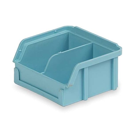 Hang & Stack Storage Bin, Plastic, Light Blue, 2 in H, 4 in W, 3 1/2 in L MPN:PB10-X Lt Blue