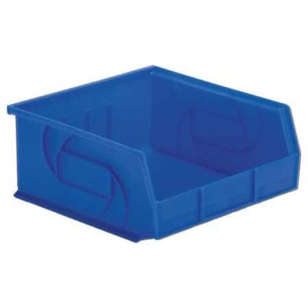 Hang & Stack Storage Bin, Plastic, Blue, 5 in H, 11 in W, 10 7/8 in L MPN:PB1011-5 Blue