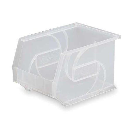 Hang & Stack Storage Bin, Plastic, Clear, 5 in H, 11 in W, 10 7/8 in L MPN:PB1011-5 Clear