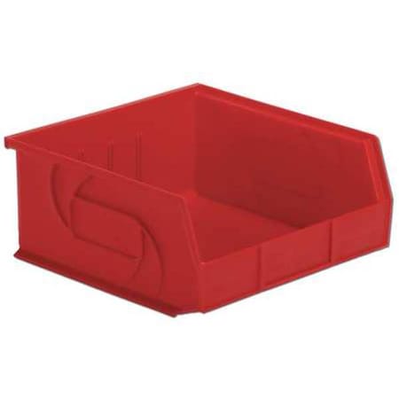 Hang & Stack Storage Bin, Plastic, Red, 5 in H, 11 in W, 10 7/8 in L MPN:PB1011-5 Red