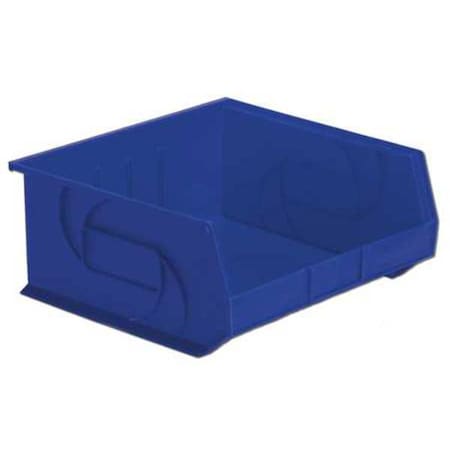 Hang & Stack Storage Bin, Plastic, Blue, 7 in H, 16 1/2 in W, 14 3/4 in L MPN:PB1416-7 Blue