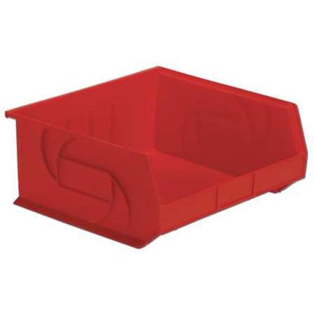 Hang & Stack Storage Bin, Plastic, Red, 7 in H, 16 1/2 in W, 14 3/4 in L MPN:PB1416-7 Red
