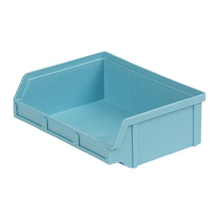 Hang & Stack Storage Bin, Plastic, Light Blue, 2 7/8 in H, 8 3/4 in W, 6 5/8 in L MPN:PB22-F Lt. Blue
