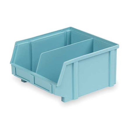 Hang & Stack Storage Bin, Plastic, Light Blue, 5 in H, 8 3/4 in W, 9 3/8 in L MPN:PB31-X Lt Blue