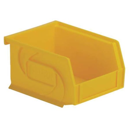 Hang & Stack Storage Bin, Plastic, Yellow, 3 in H, 4 1/8 in W, 5 3/8 in L MPN:PB54-3 YELLOW