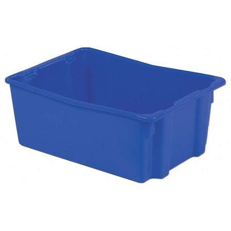 Hang & Stack Storage Bin, Plastic, Blue, 10 1/2 in H, 18 3/4 in W, 26 1/8 in L MPN:SN2618-10 BLUE