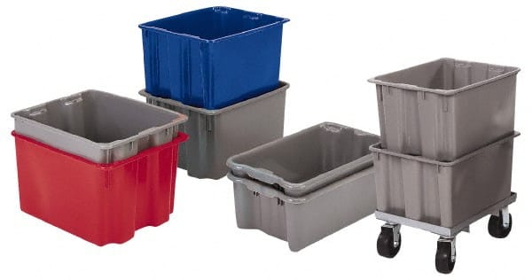 Polyethylene Storage Tote: 300 lb Capacity MPN:SN2013-12 RED