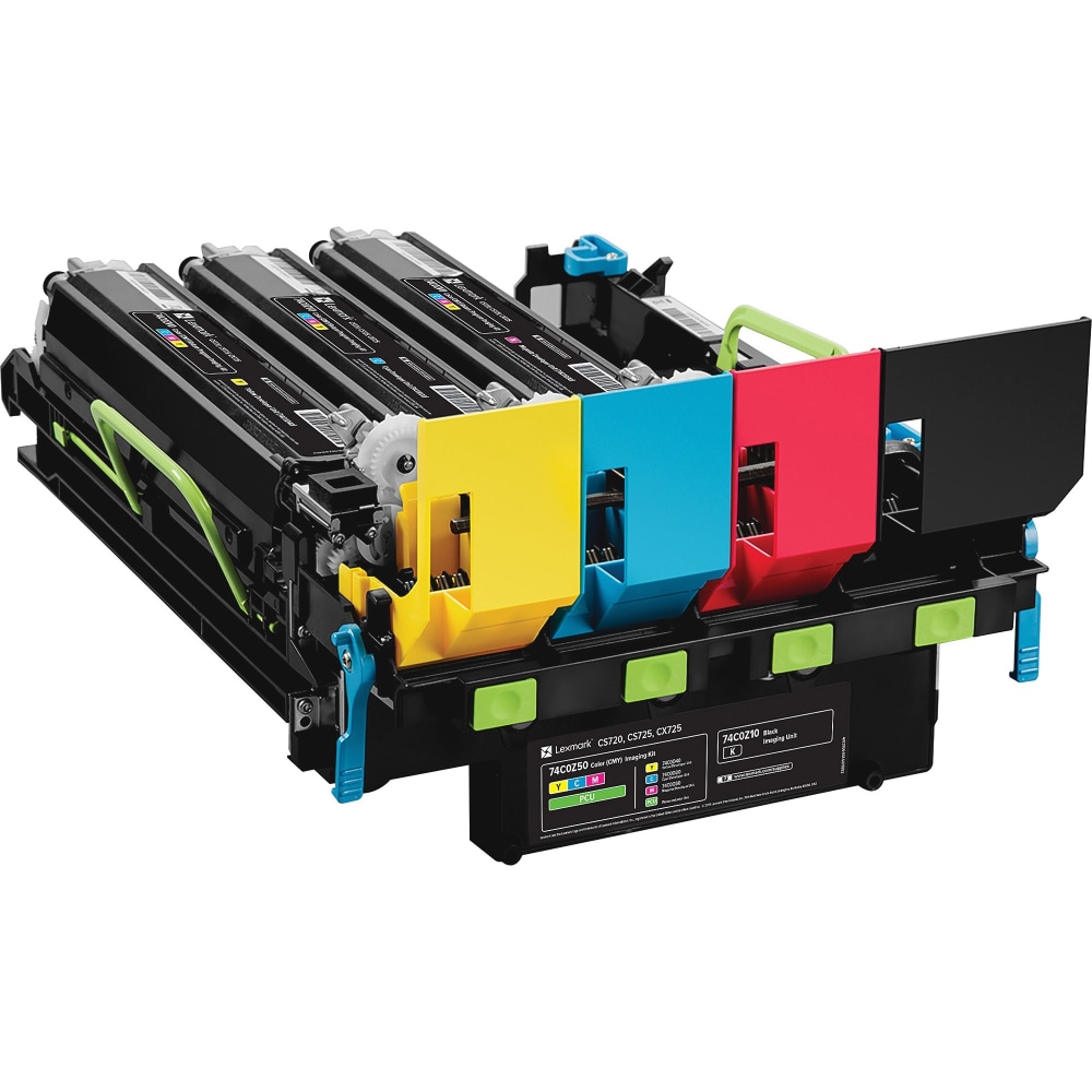 Lexmark CS720, CS725, CX725 Colour (CMY) Imaging Kit - Laser Print Technology - 150000 - 1 Each - Cyan, Magenta, Yellow MPN:74C0Z50
