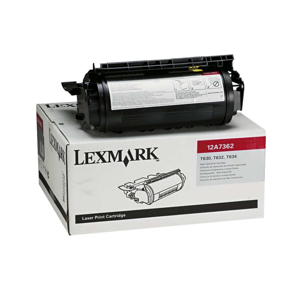 Lexmark 12A7362 High-Yield Black Print Cartridge MPN:12A7362