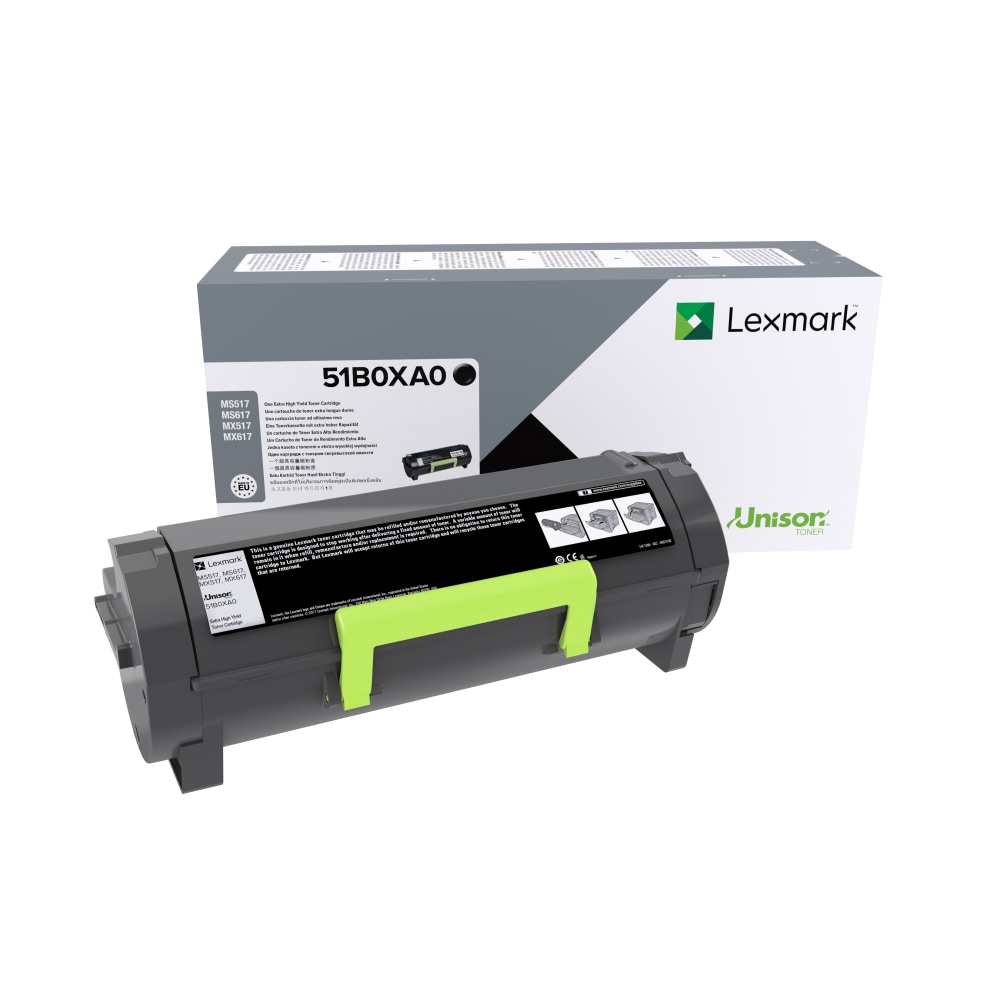 Lexmark 51B0XA0 Black Extra-High Yield Toner Cartridge MPN:51B0XA0