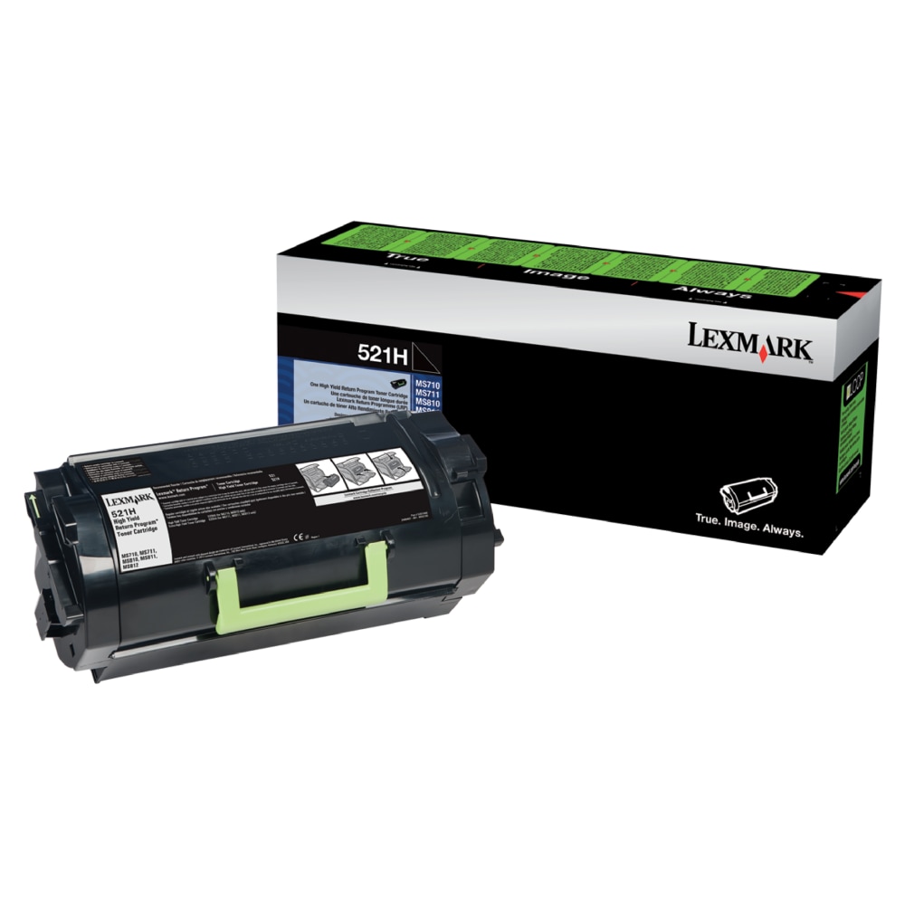 Lexmark 52D1H00 Black High Yield Return Program Toner Cartridge MPN:52D1H00