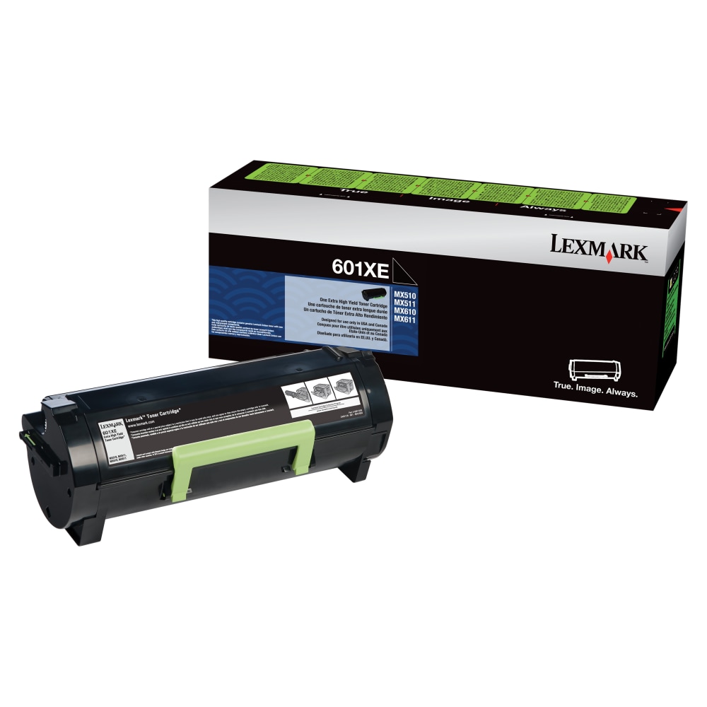 Lexmark Unison 60X Toner Cartridge - Black - Laser - Extra High Yield - 20000 Pages MPN:60F1X0E